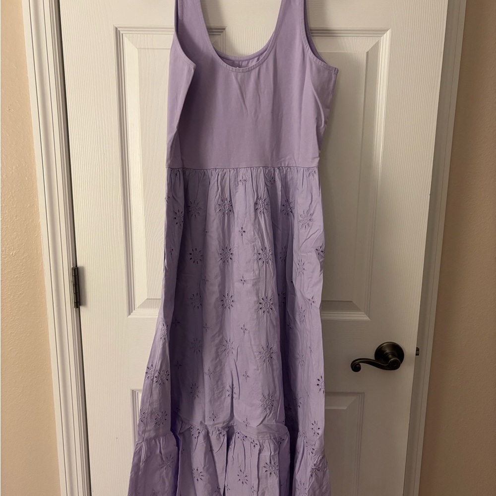 J Crew summer dress, new with tags, size medium, lavendar.